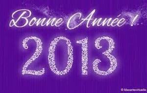 BONNE ANNEE 2013