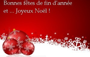 JOYEUX NOEL ET BONNES FETES DE FIN D'ANNEE