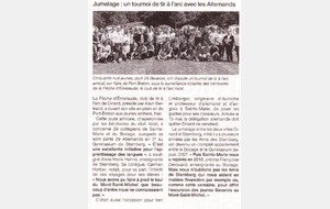 Rencontre amicale DINARD STARNBERG 20 mai 2014