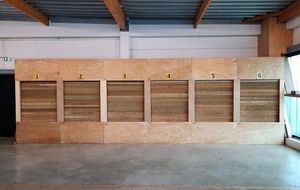 Réfection de la ciblerie Salle de tir à l'arc lundi 30 janv 2023