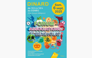 FORUM DES ASSOCIATIONS samedi 6 septembre 2025
