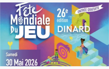 Fête Mondiale du Jeu  30 Mai 2026