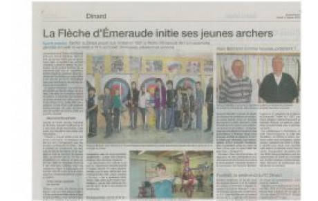 Article de presse dans OUEST FRANCE